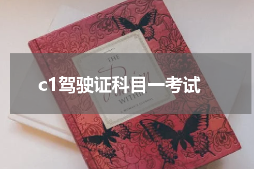 c1驾驶证科目一考试