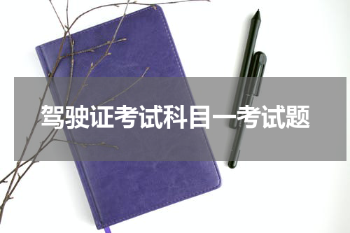 驾驶证考试科目一考试题