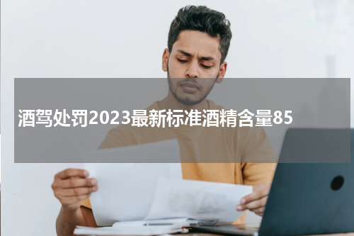 酒驾处罚2023最新标准酒精含量85