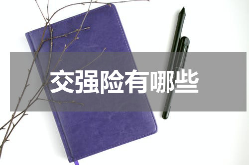 交强险有哪些
