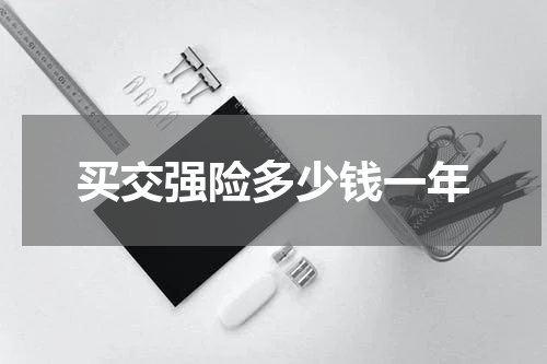 买交强险多少钱一年