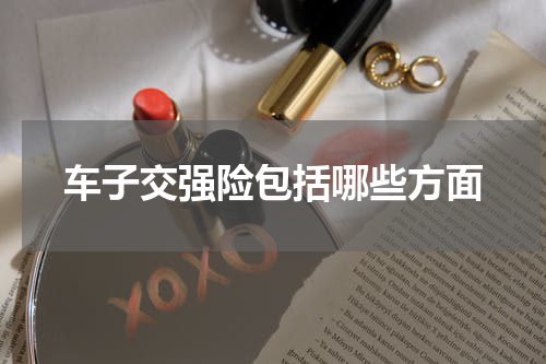 车子交强险包括哪些方面