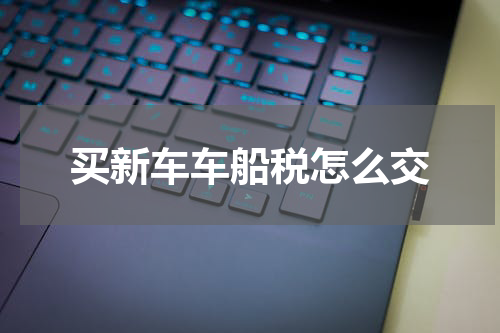买新车车船税怎么交