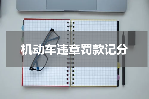 机动车违章罚款记分