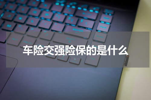 车险交强险保的是什么