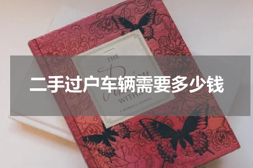 二手过户车辆需要多少钱