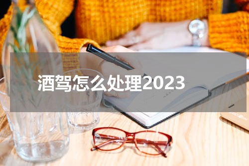 酒驾怎么处理2023