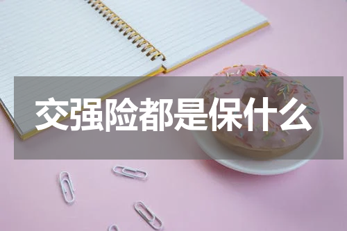 交强险都是保什么
