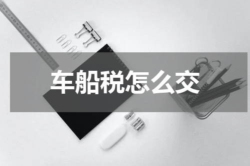 车船税怎么交