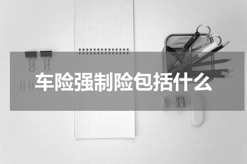 车险强制险包括什么