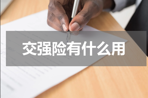 交强险有什么用