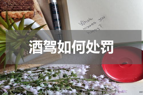 酒驾如何处罚
