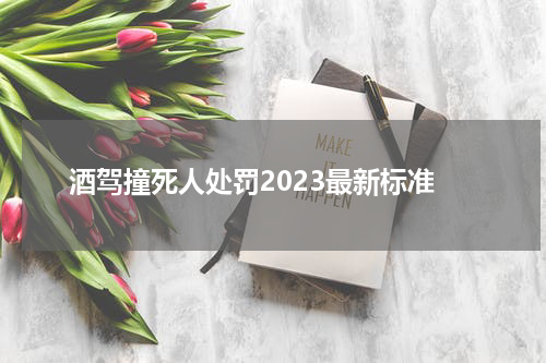 酒驾撞死人处罚2023最新标准