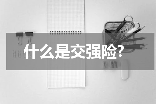 什么是交强险?