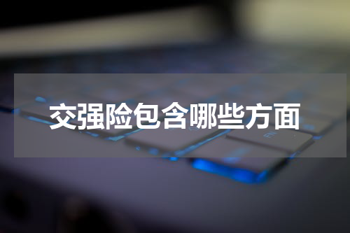 交强险包含哪些方面