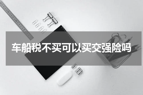 车船税不买可以买交强险吗
