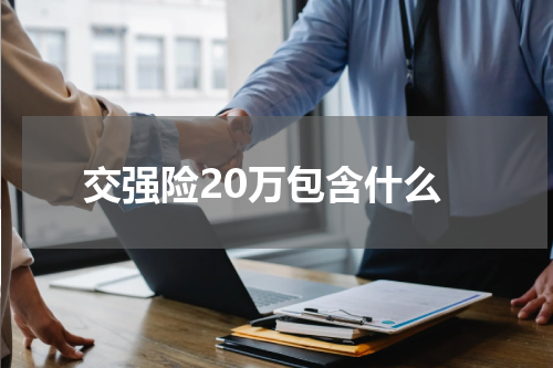 交强险20万包含什么