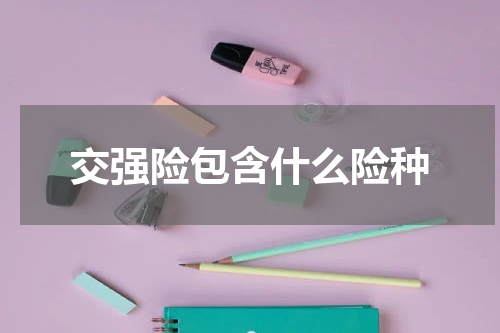 交强险包含什么险种