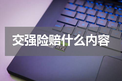 交强险赔什么内容