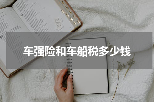 车强险和车船税多少钱