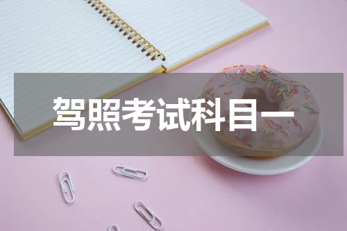 驾照考试科目一