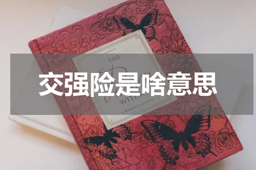 交强险是啥意思