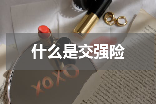什么是交强险