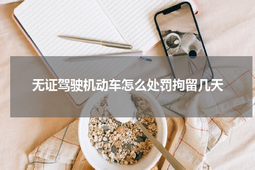 无证驾驶机动车怎么处罚拘留几天