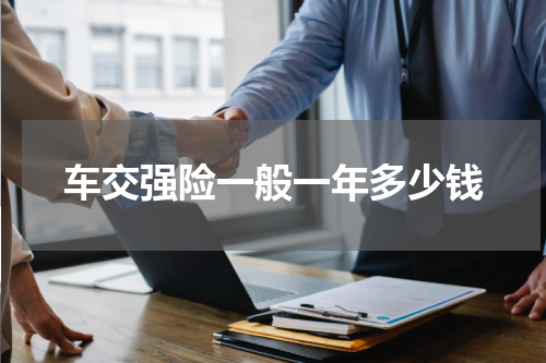 车交强险一般一年多少钱
