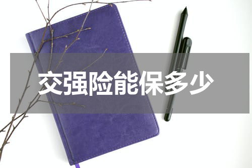 交强险能保多少