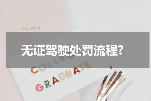 无证驾驶处罚流程?