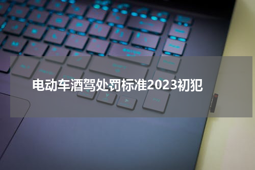 电动车酒驾处罚标准2023初犯