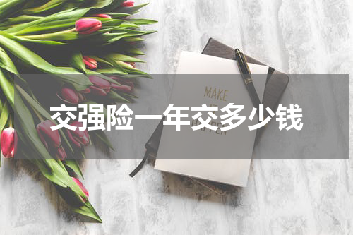 交强险一年交多少钱