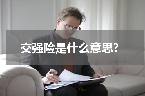 交强险是什么意思?