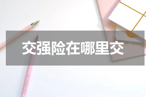 交强险在哪里交