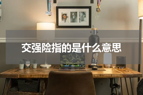 交强险指的是什么意思