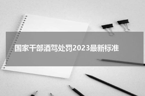国家干部酒驾处罚2023最新标准