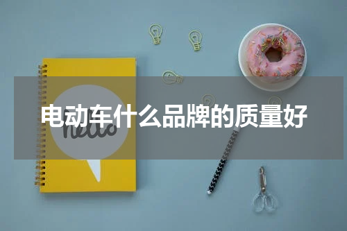 电动车什么品牌的质量好