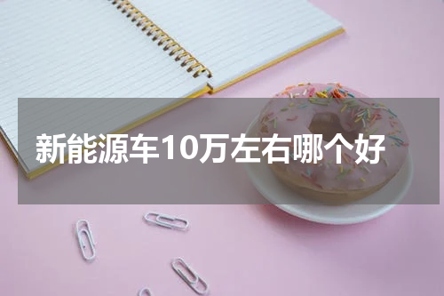 新能源车10万左右哪个好