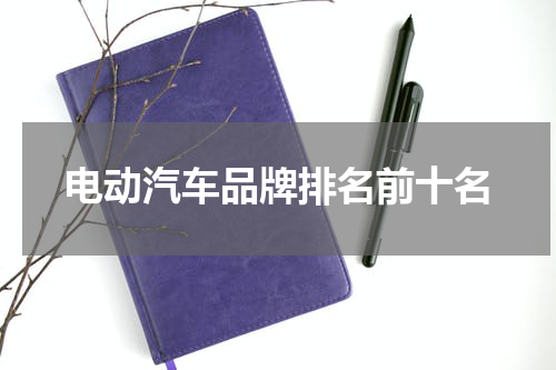 电动汽车品牌排名前十名