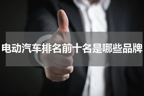 电动汽车排名前十名是哪些品牌