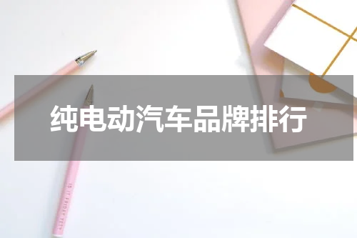 纯电动汽车品牌排行