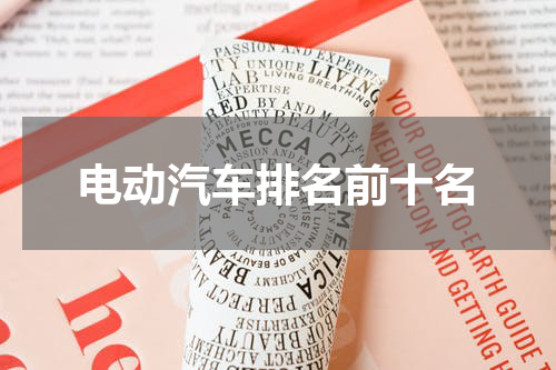 电动汽车排名前十名