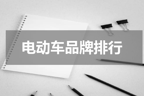 电动车品牌排行
