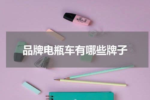品牌电瓶车有哪些牌子