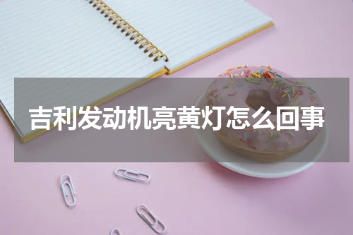 吉利发动机亮黄灯怎么回事