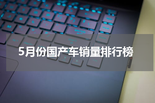 5月份国产车销量排行榜