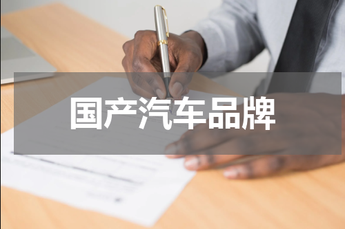 国产汽车品牌