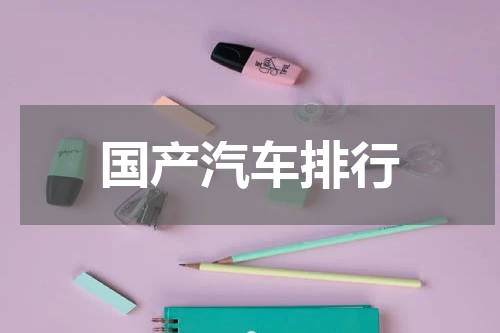 国产汽车排行