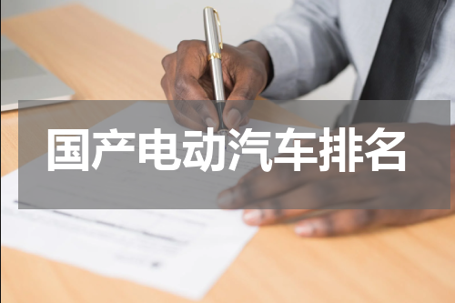 国产电动汽车排名